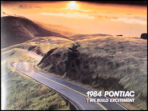1984 pontiac sales brochure - sales,