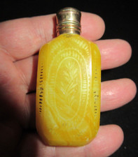 ANCIEN FLACON CRISTAL ARGENT