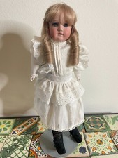 VTG Armand Marseille Doll Germany 370 Bisque / Leather Jointed Body 18" Pristine