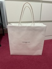 Christian Dior Paris White Cardboard Shopping Bag