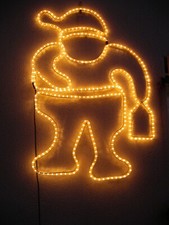 GRAND PERE NOEL LUMINEUX EXTERIEUR 1m18 x 82 cm