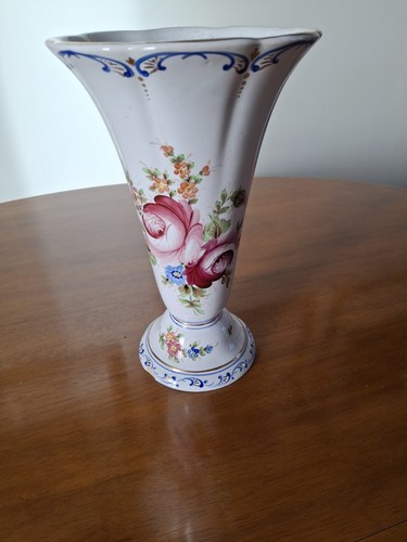 Vase cornet faience de - vase,