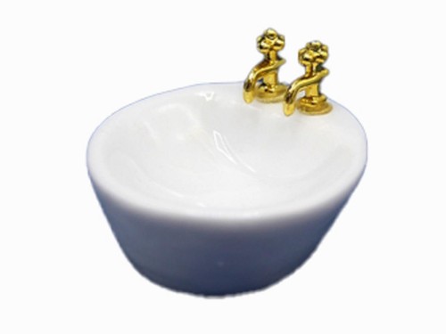 Maison poupées blanc rond - poupées,