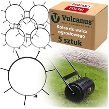 ROULEAU À GAZON DE JARDIN EN ACIER VULCANUS 28CM – ROULEAU DE JARDIN POUR NIVELE