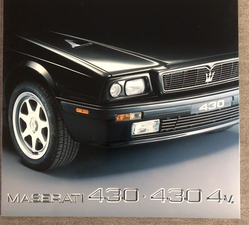 Maserati dépliant 430 - dépliant,