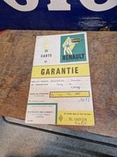 Feuillet Entretient RENAULT 4