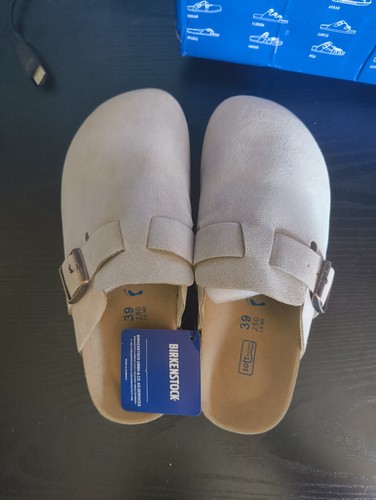 Birkenstock boston beige - boston,