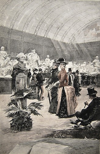 Gravure coulisses salon jardin - gravure,