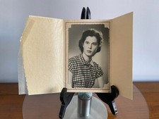 Vintage Photo Cabinet Card Women Genappe Belgium