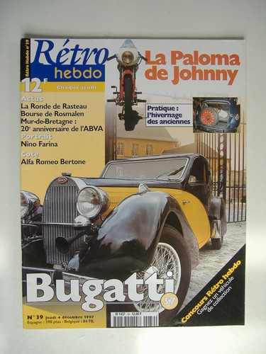 Retro hebdo bugatti - hebdo, type