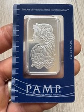 Lingot d’argent 1 once pamp