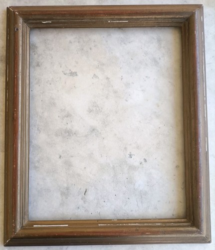 Cadre ancien bois patiné - ancien,