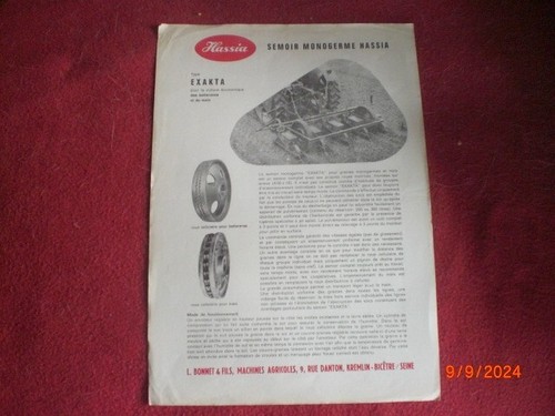Ancien prospectus - ancien,