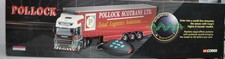 CORGI MODERN TRUCK 1:50 - SCANIA CURTAINSIDER - POLLOCK LTD WITH SOUNDS  #12931