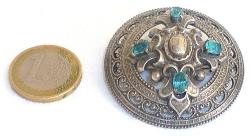 Ancienne broche ronde - ancienne,