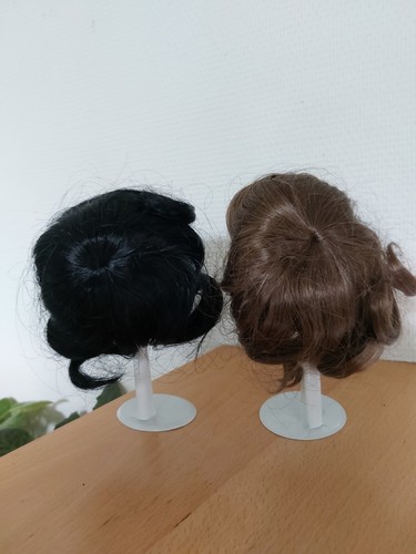 Lot perruques poupees - 2,