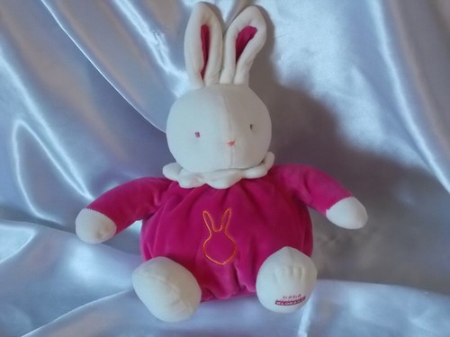 Doudou lapin boule rose - doudou,