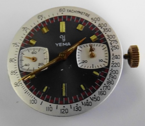 Vintage mouvement yema - mouvement, chrono
