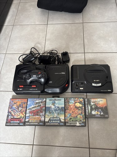 Sega mega drive console - mega,