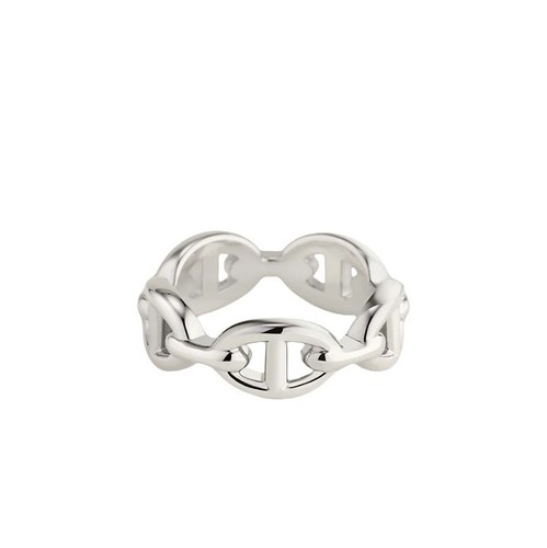 Hermes bague argent pour - bague, en