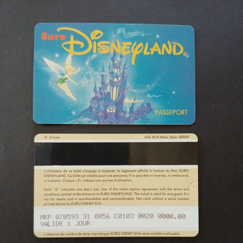 Pass euro disney disneyland - pass,