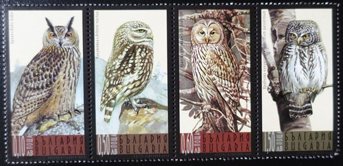 Timbres bulgarie oiseaux - de,