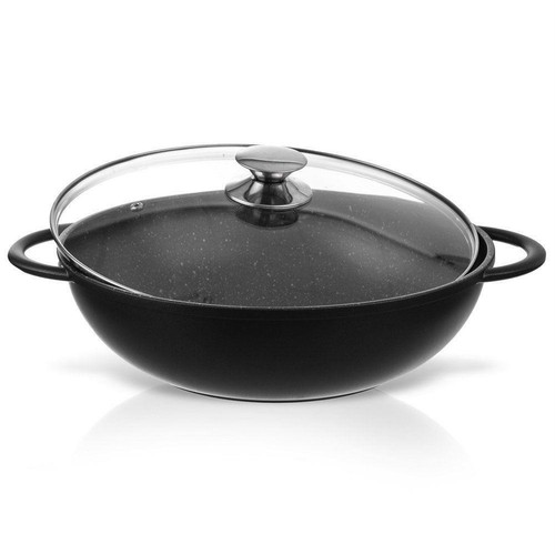 Poêle wok granit - poêle,