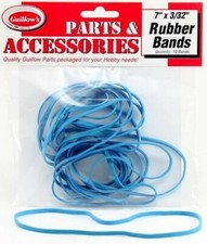 GUILLOW'S: 1 Bag 10 Elastic 7"" x 3/32"" - Airplane Elastic Engine Ref. 119