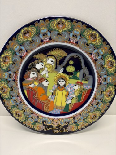 Assiette noël 1980 de - assiette,