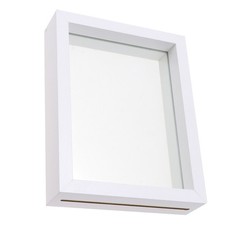  Cadre photo en verre double face 1Pc Cadre photo transparent à clip pour