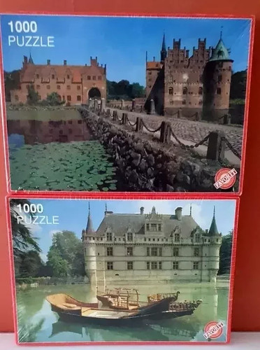 Lot puzzles 1000 pièces - lot,