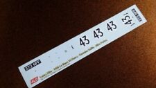 1960 LE MANS #43 LOTUS ELITE BAILLIE/PARKES 1:43 DECALS