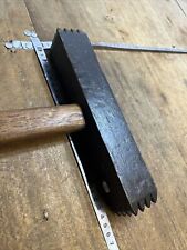 No. 1 Old Tool ANTIQUE TOOL Stone Cork Forged Cutting Hammer 19th Century