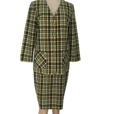 TAILLEUR JUPE À CARREAUX