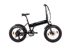 F.lli Schiano E-Boss, vélo électrique pliant 20 pour adultes, batterie amovible 