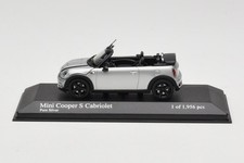 431138830 Mini Cooper S Cabriolet Silver Minichamps 1/43