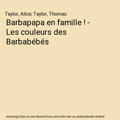 Barbapapa famille les - famille,