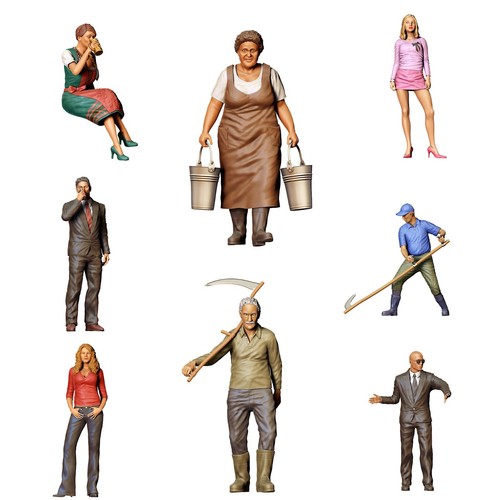 Figurines grises non - figurines,