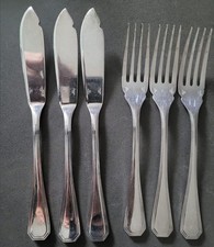 Couverts de service à poisson CHRISTOFLE modèle AMERICA métal argenté
