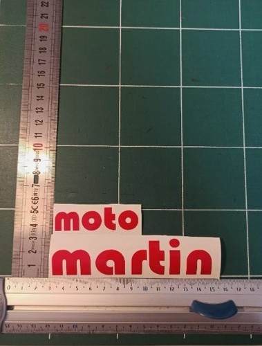Autocollant moto martin - autocollant, "moto