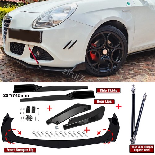 Front bumper lip - lip, rods