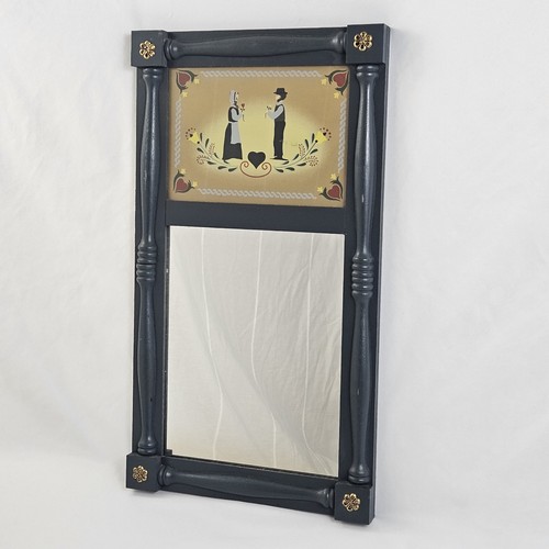 Vintage trumeau mirror - trumeau, amish