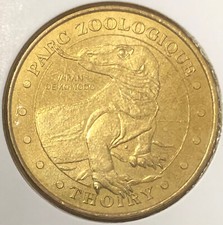 MDP 2012 ZOO THOIRY VARAN DE KOMODO MÉDAILLE MONNAIE DE PARIS JETONS MEDALS COIN