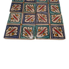 4 X Tuiles Mosaïque Zellige