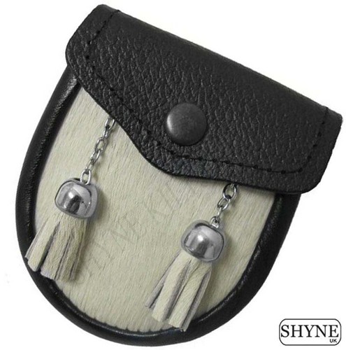 Sporran cuir veau - cuir,