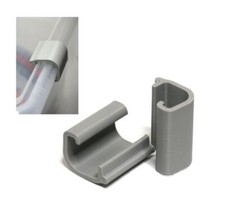 2 pièces serrure à clip