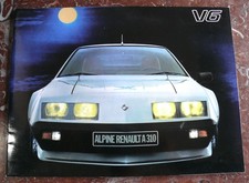 RENAULT ALPINE V6 : CATALOGUE DE VENTE - MODELE 1976 à 1979 - 20 PAGES FRANCAIS