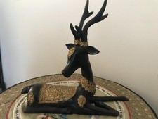 STATUETTE FIGURINE CERF BRONZE