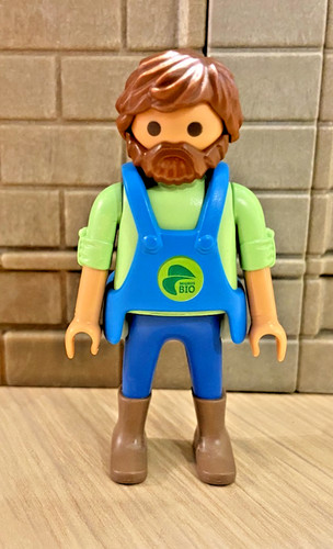Playmobil personnage ouvrier - personnage,