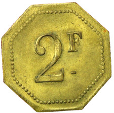 #7154 - Jeton Hexagonal 28 mm